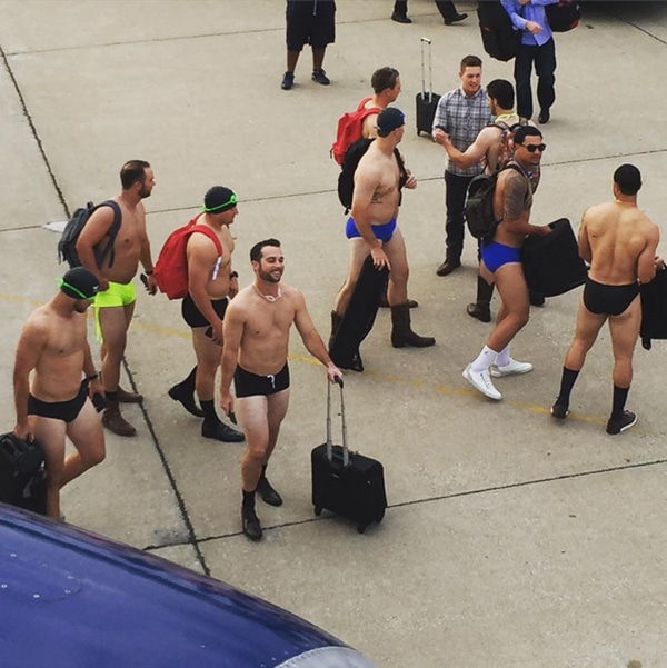 Why Are These St. Louis Cardinals Players Wearing Speedos in Public